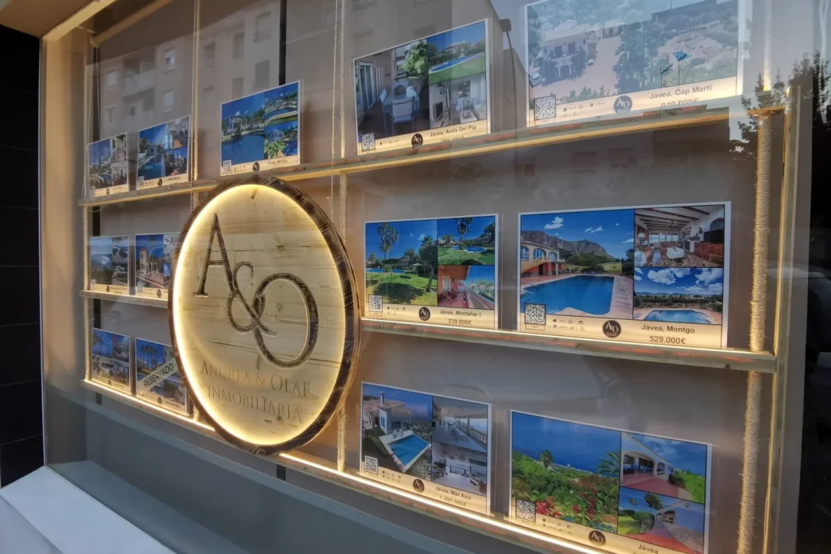 Escaparate exclusivo con villas de lujo en Jávea