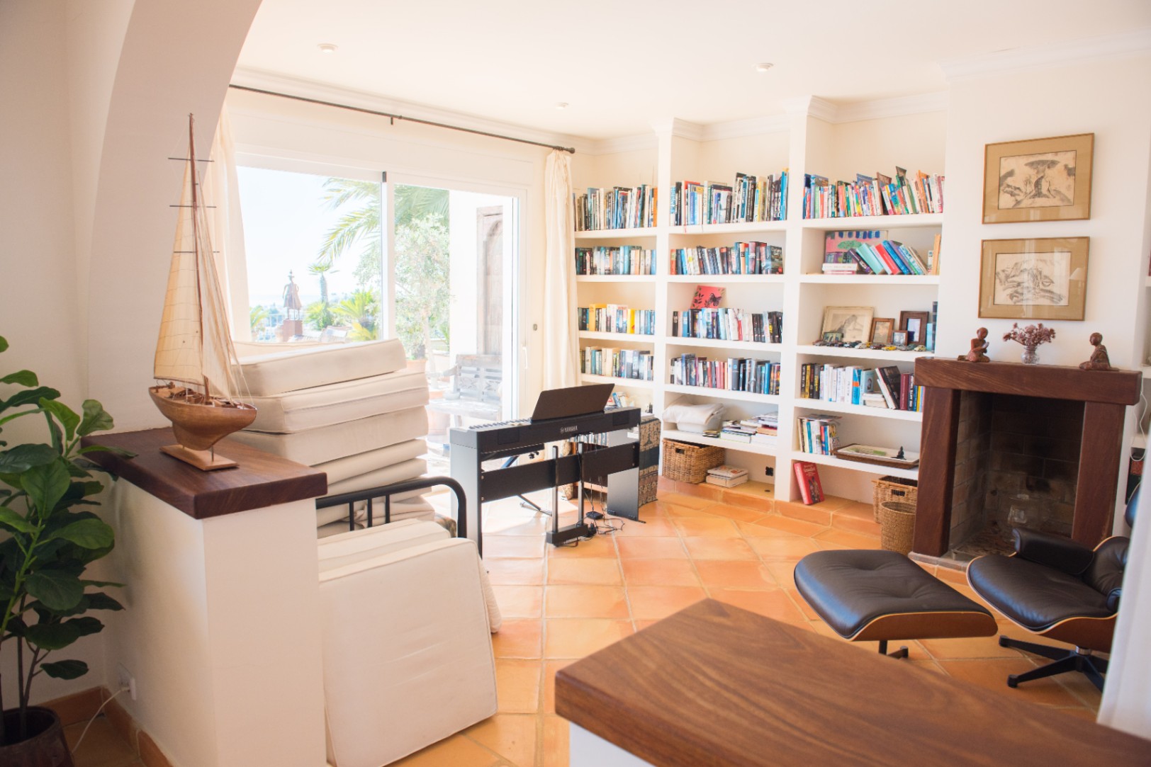 Villa mediterránea en Calpe con vistas al mar y Peñón de Ifach