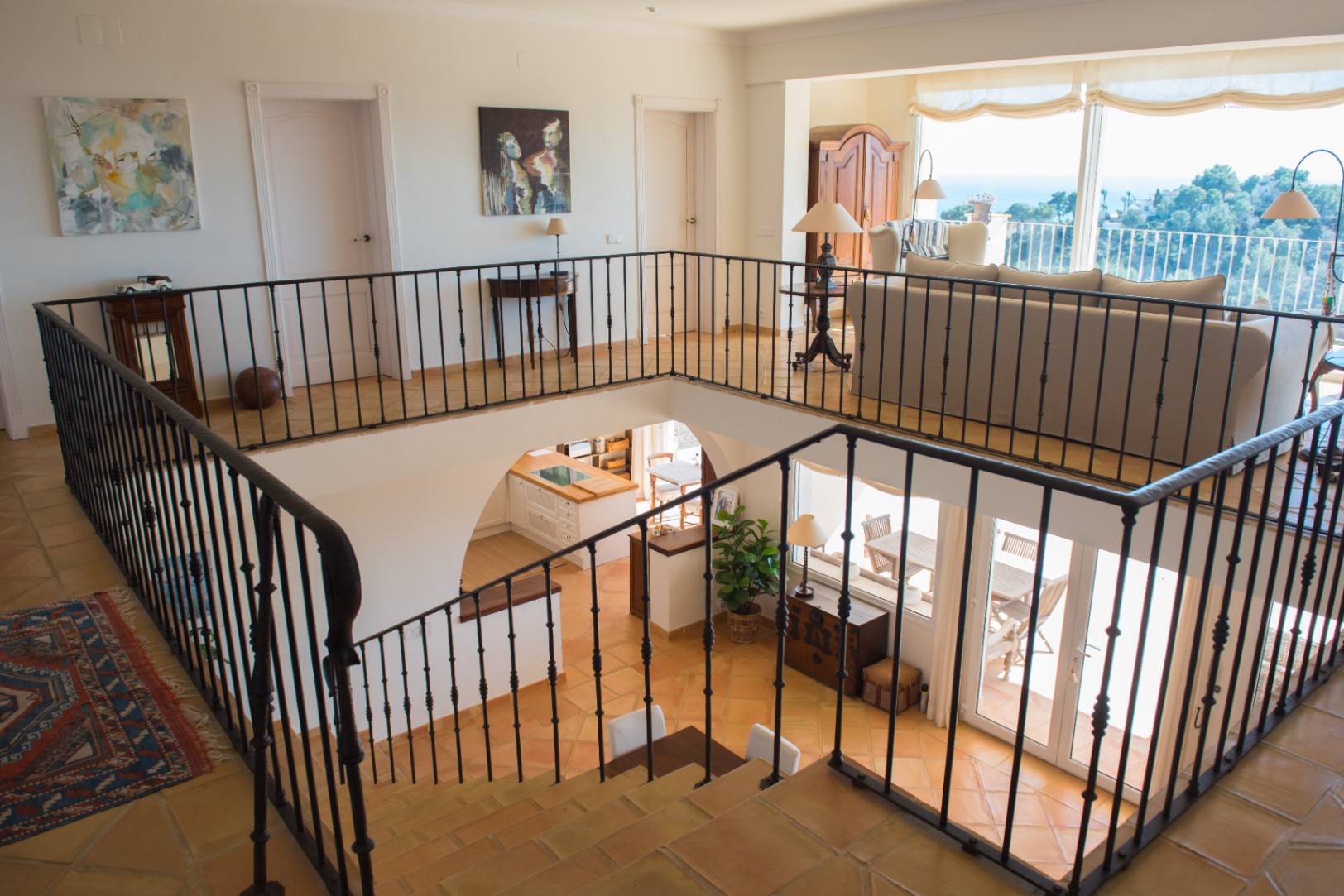 Villa mediterránea en Calpe con vistas al mar y Peñón de Ifach