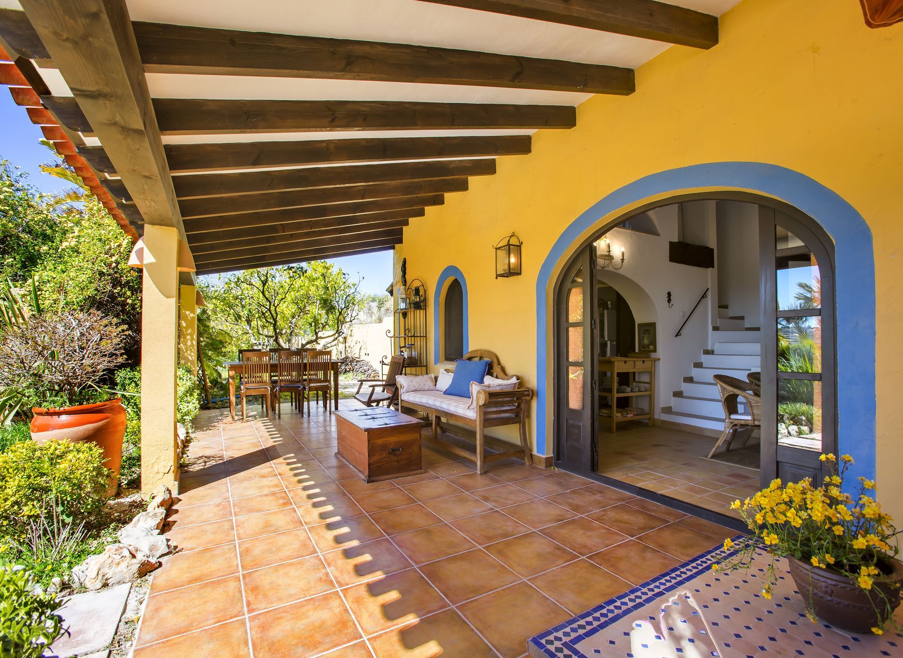 Finca tradicional en Jávea con vistas al mar y piscina privada