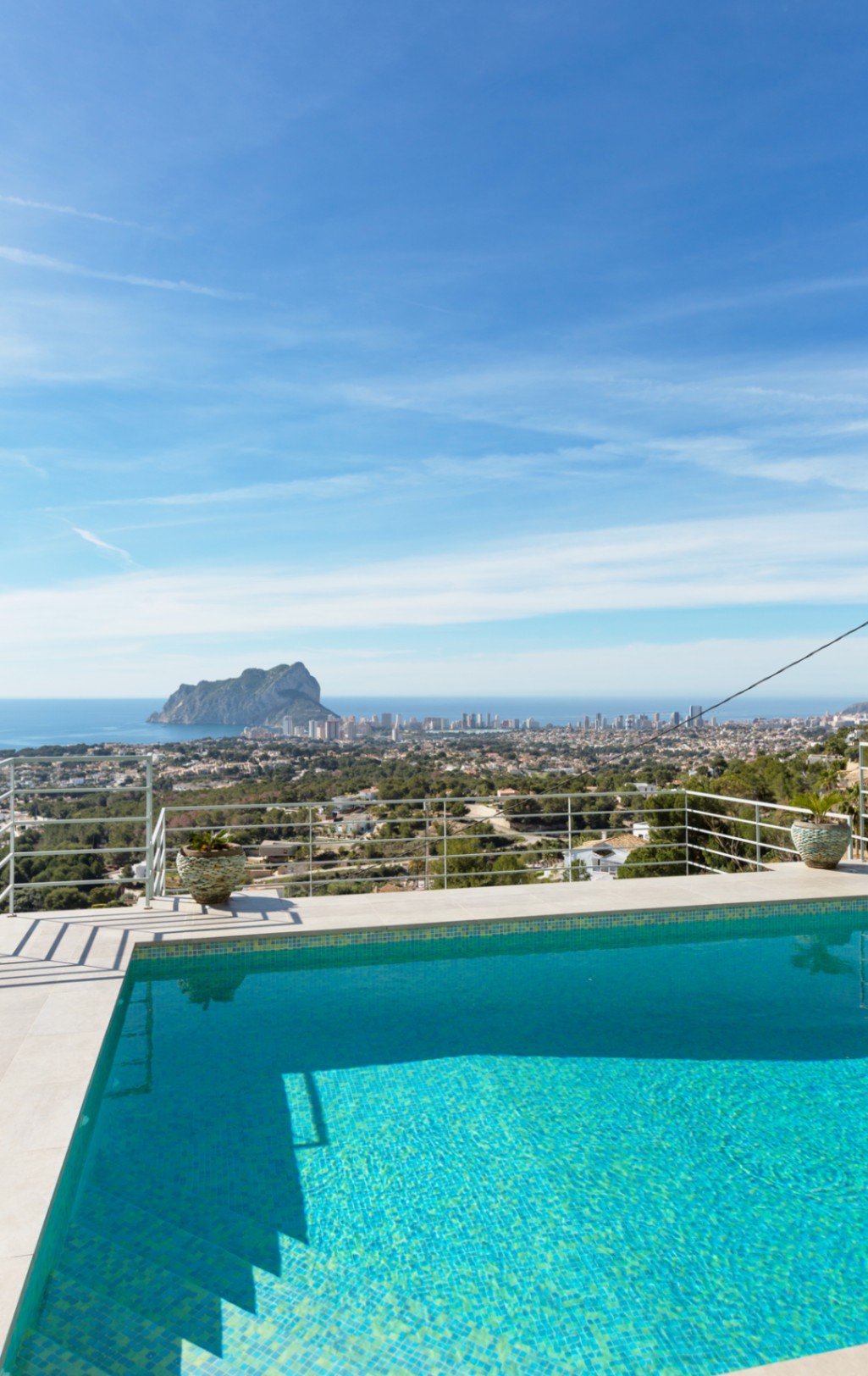 Chalet en Benissa con vistas panorámicas al mar y piscina