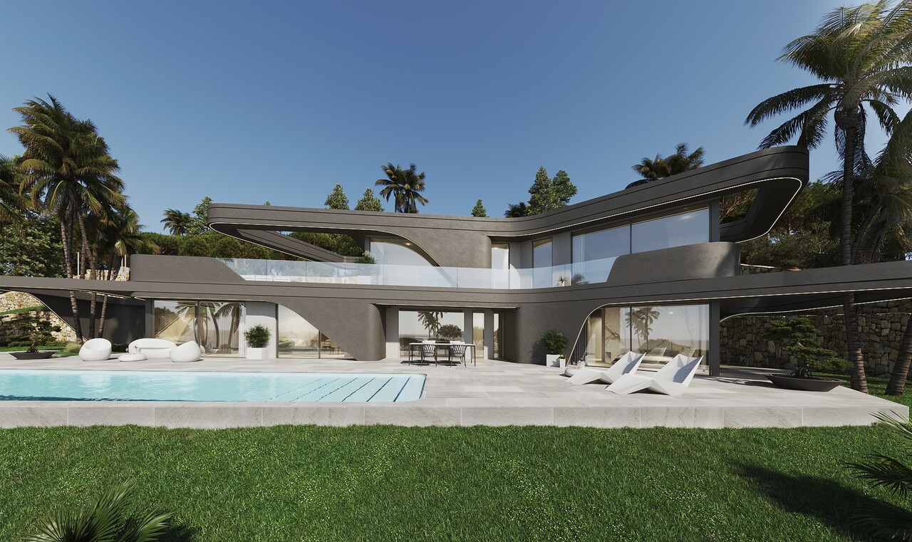 Villa d'architecte moderne à Jávea avec piscine privée