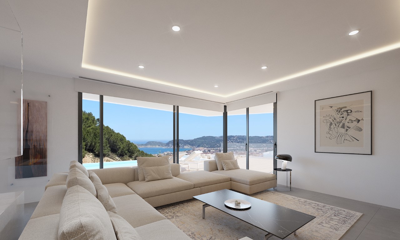 Villa de lujo moderna con vistas al mar en Jávea