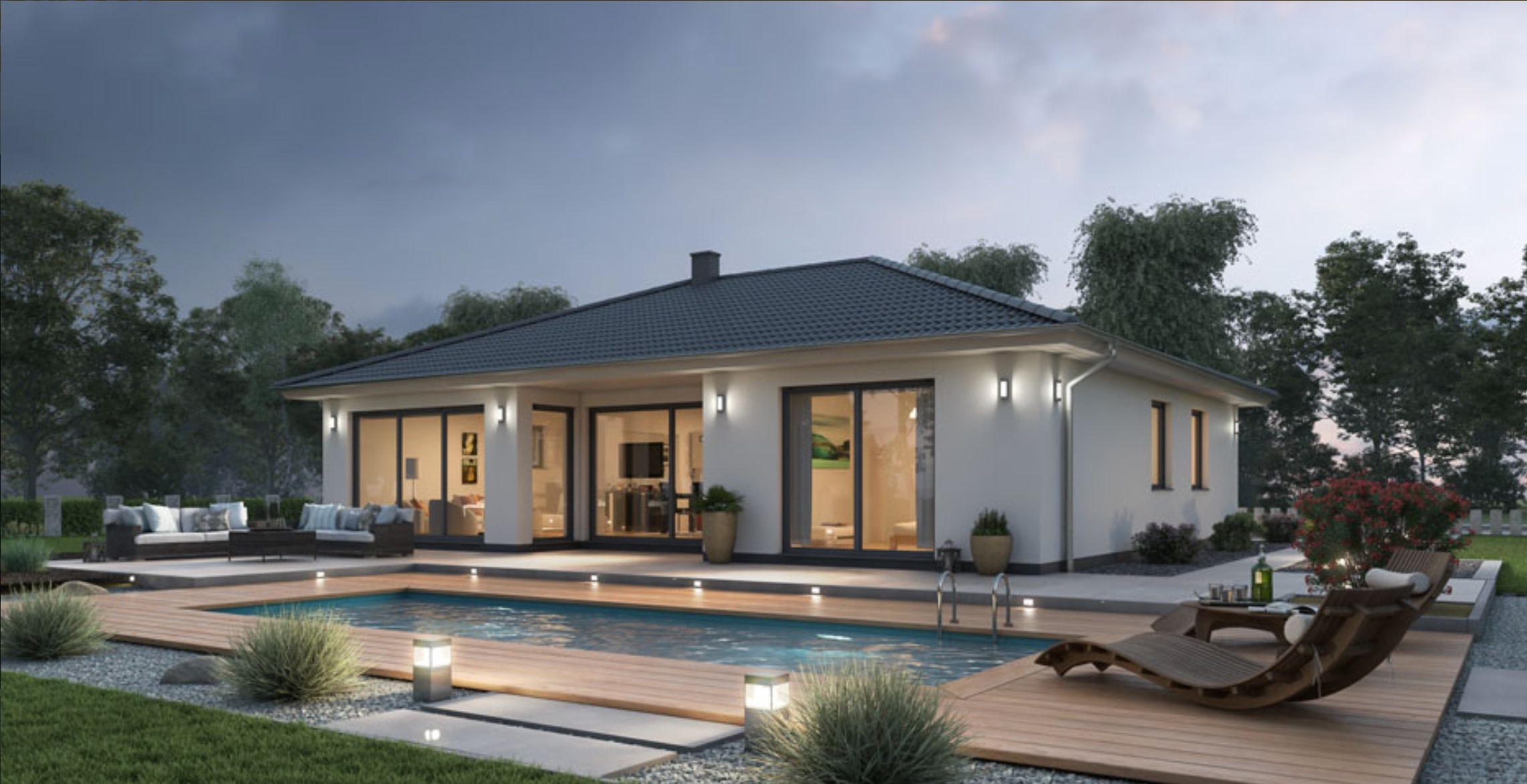 Villa de obra nueva en Jávea con piscina privada