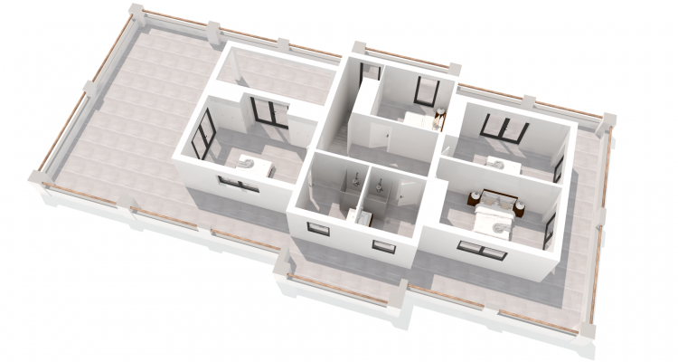 Villa en Pedreguer con vistas al mar y gran parcela