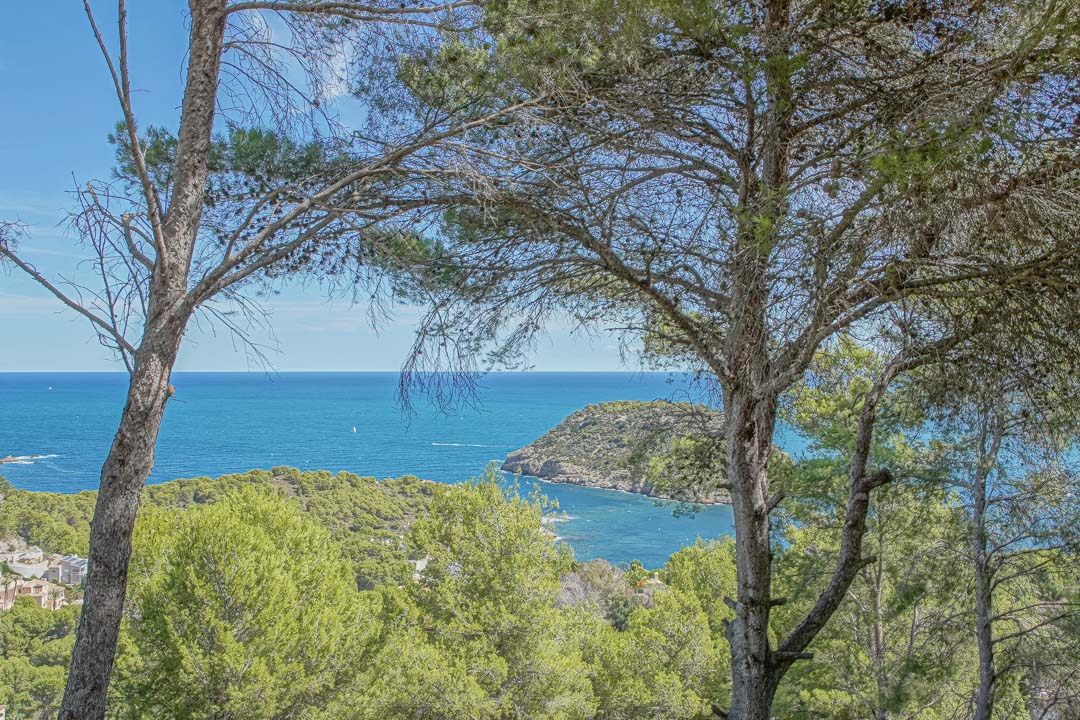 Parcela con vistas al mar y a la isla del Portichol en Jávea