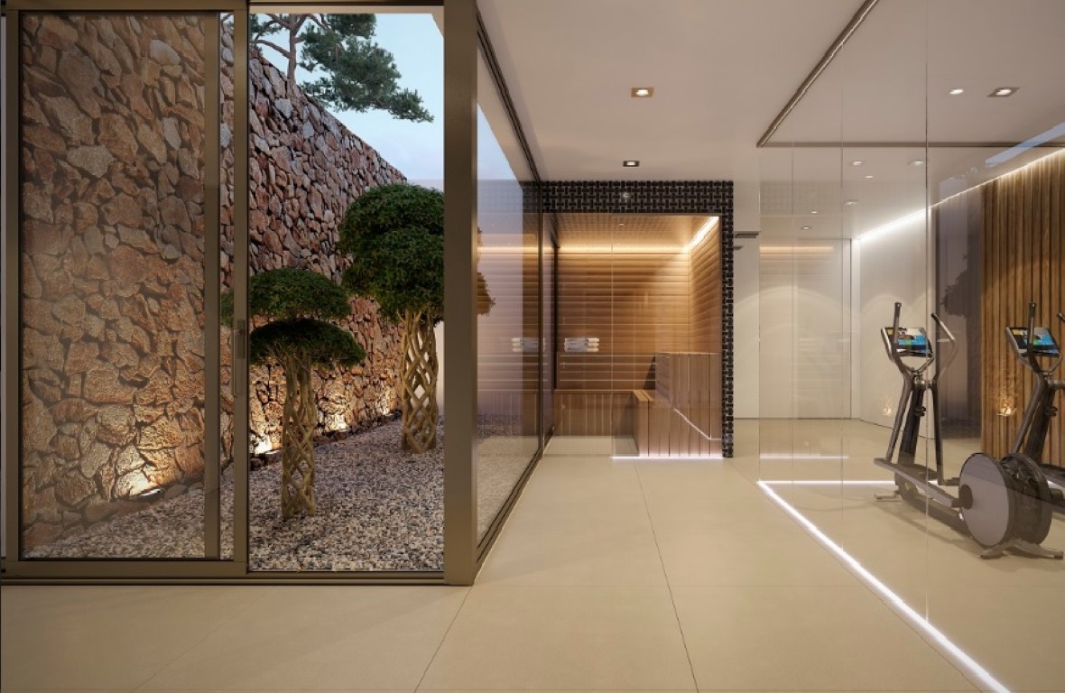 Villa moderna en Portixol, Jávea con vistas al mar