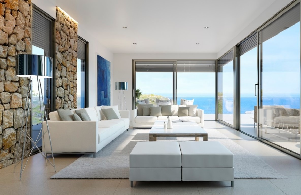 Villa moderna en Portixol, Jávea con vistas al mar