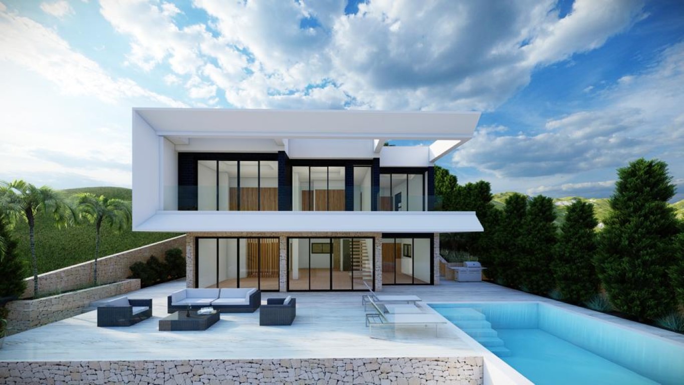 Proyecto de villa moderna en Altea Hills, Altea con vistas al mar