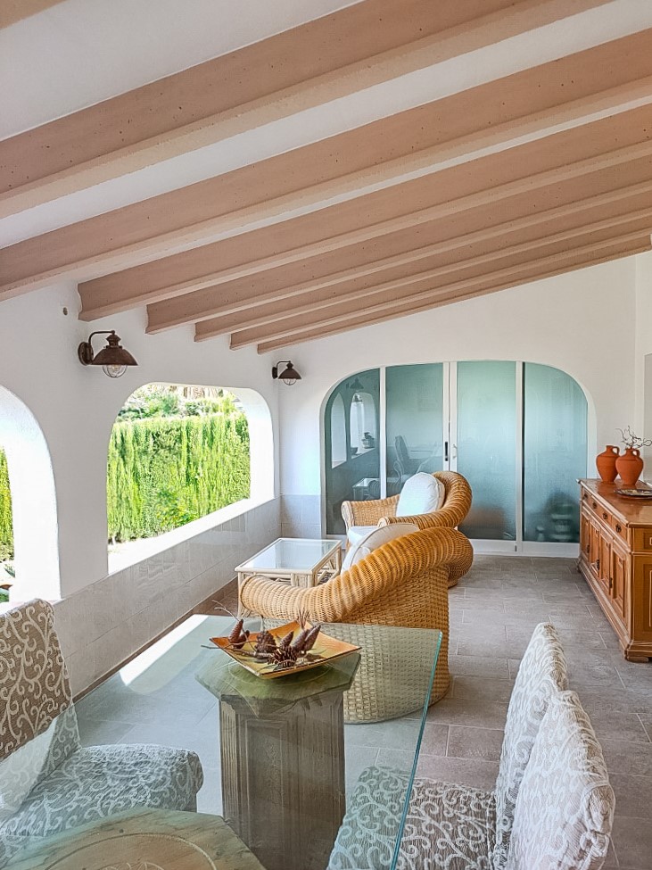 Villa en Cap Martí, Jávea con vistas al mar y casa de invitados