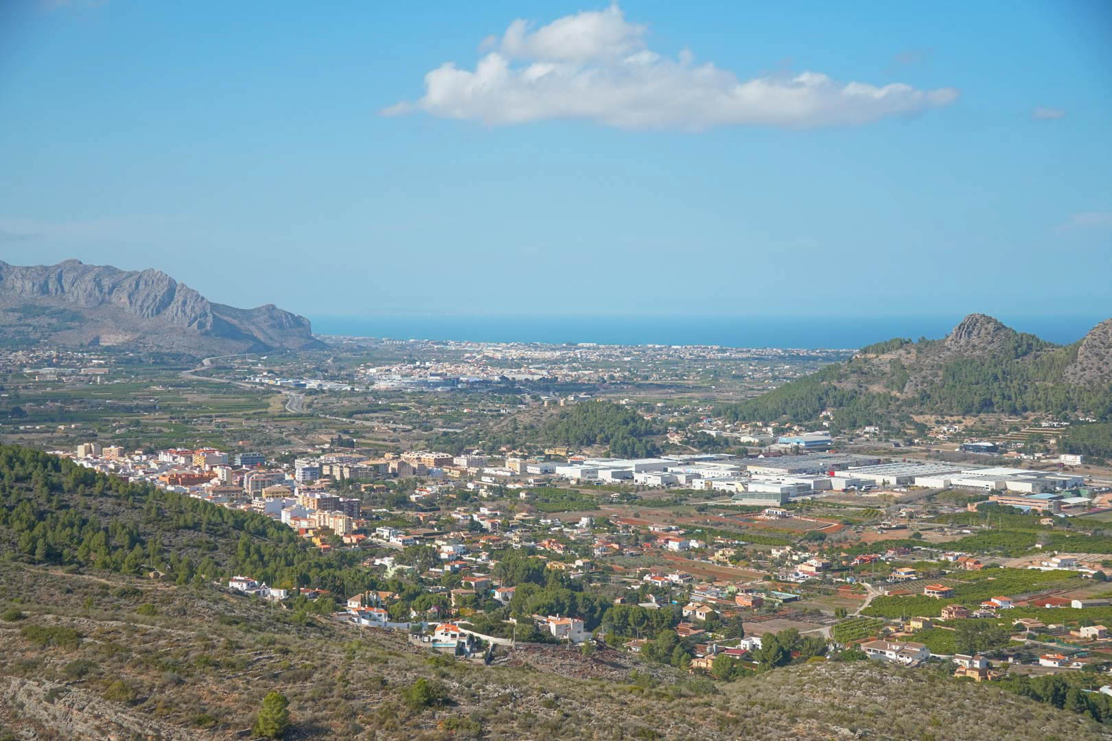 Villa de cinco dormitorios con vistas al mar en La Sella, Pedreguer