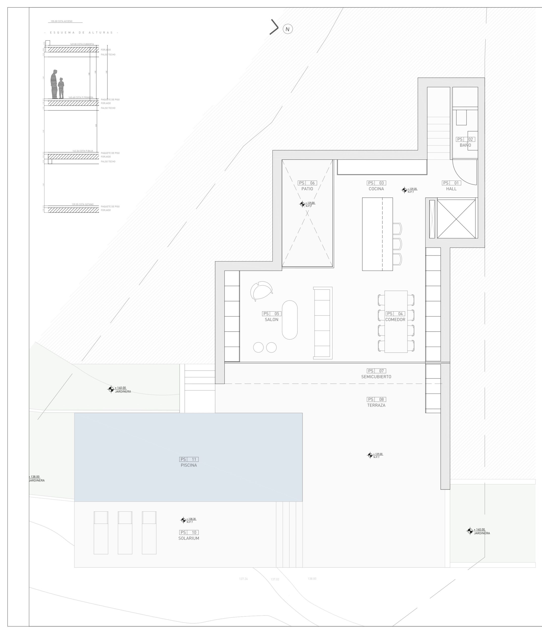 Villa moderna en Benissa, La Fustera con vistas al mar y ascensor