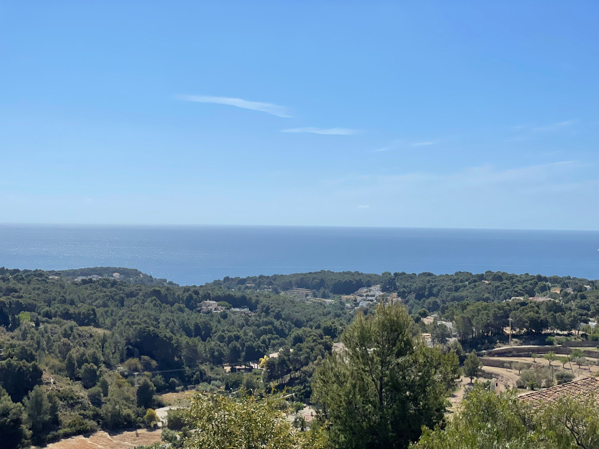 Villa moderna en Benissa, La Fustera con vistas al mar y ascensor
