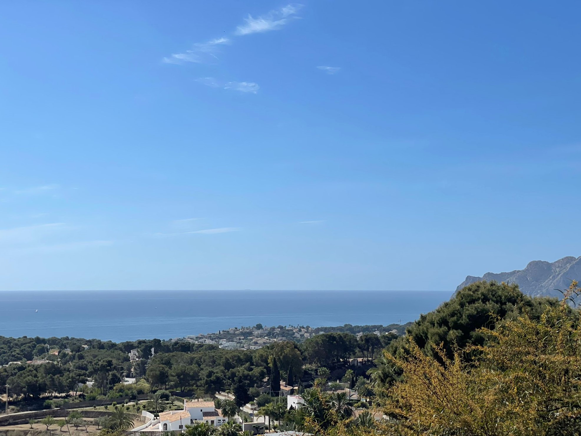 Villa moderna en Benissa, La Fustera con vistas al mar y ascensor
