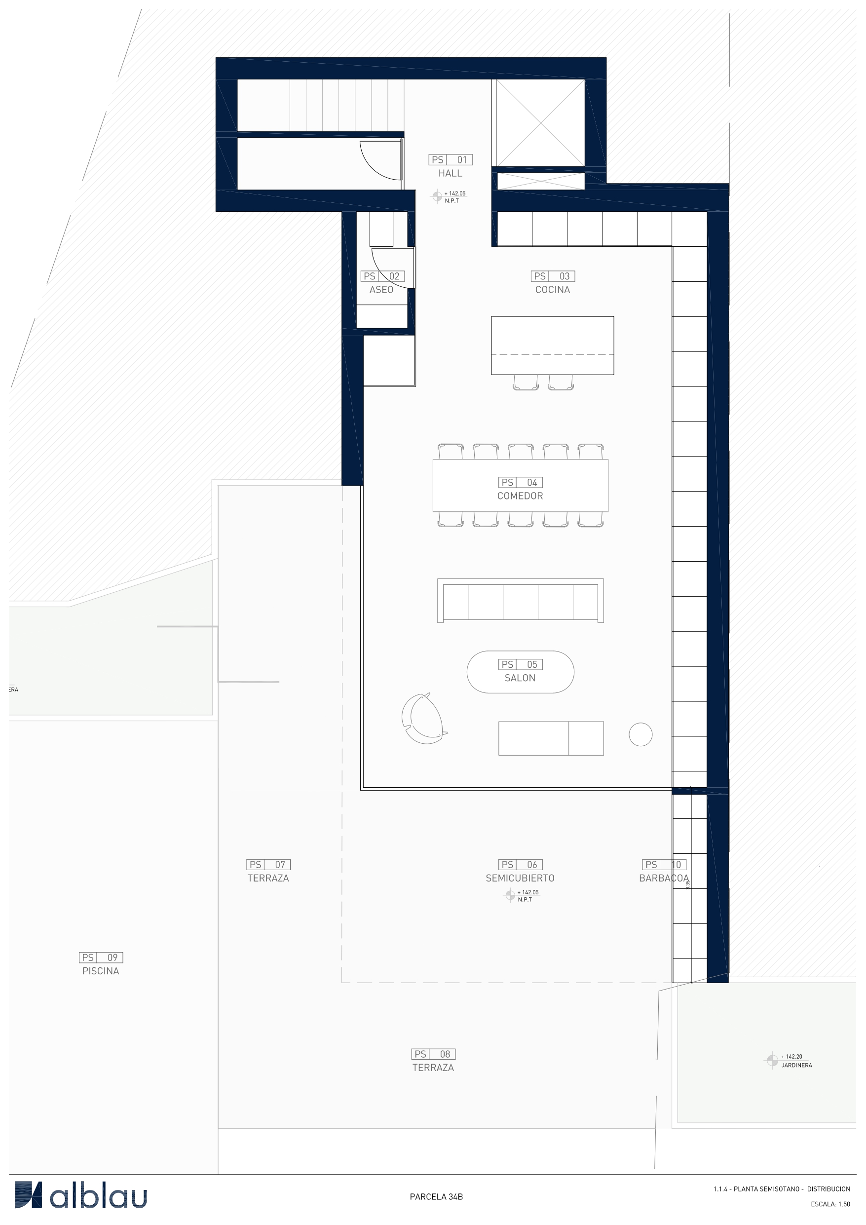 Villa moderna con vistas al mar en Benissa, La Fustera