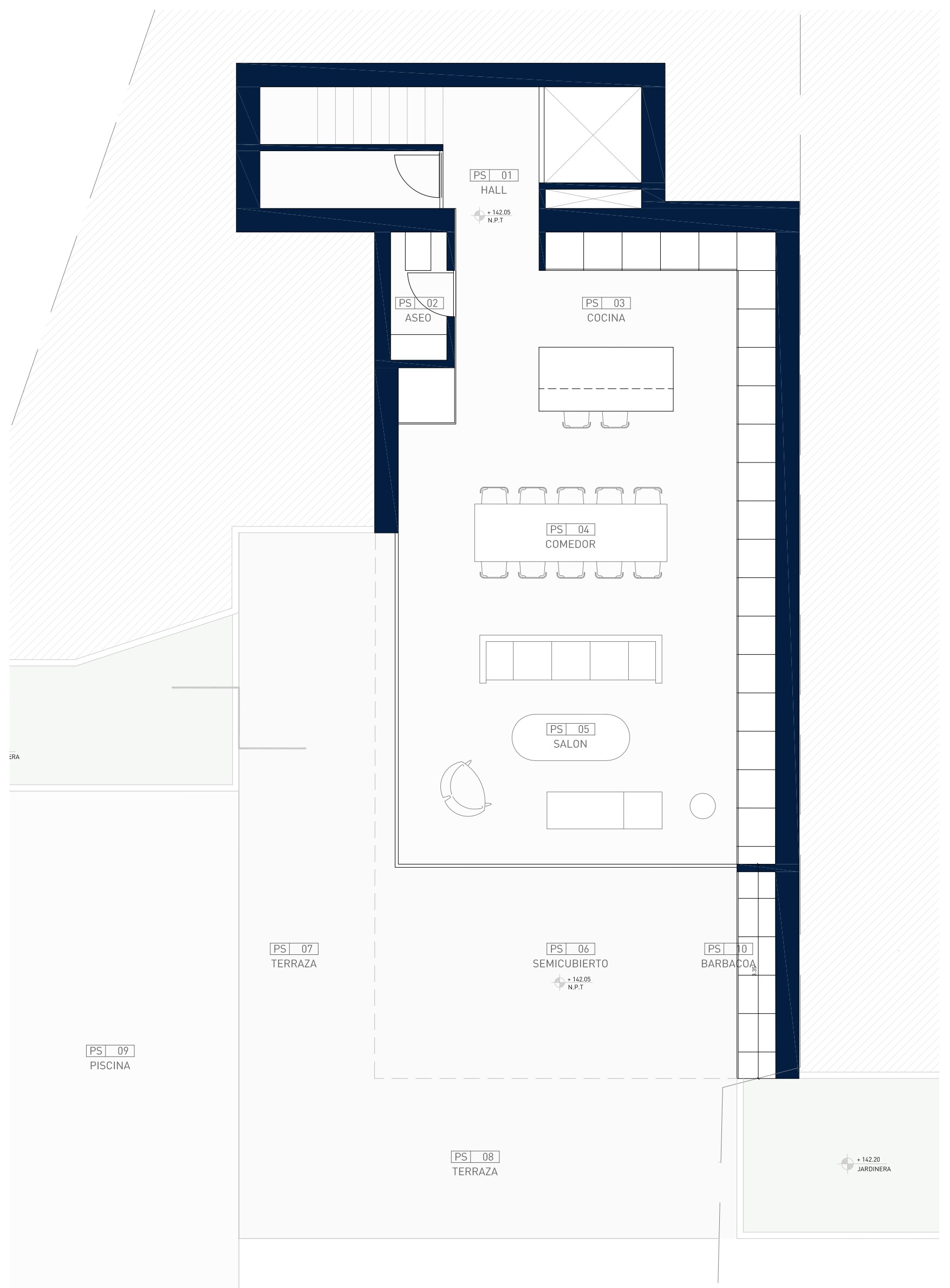 Villa moderna con vistas al mar en Benissa, La Fustera