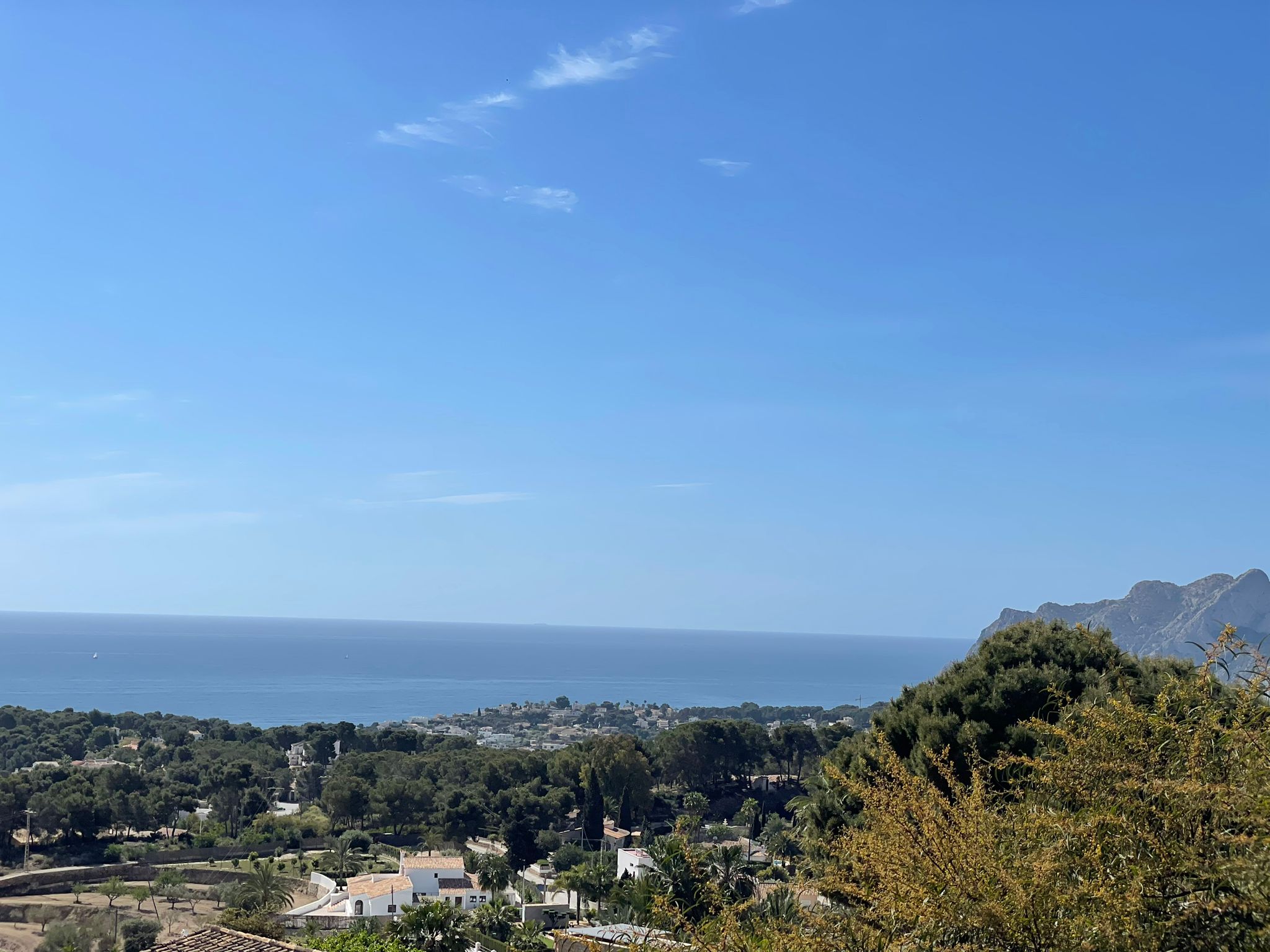 Villa moderna con vistas al mar en Benissa, La Fustera