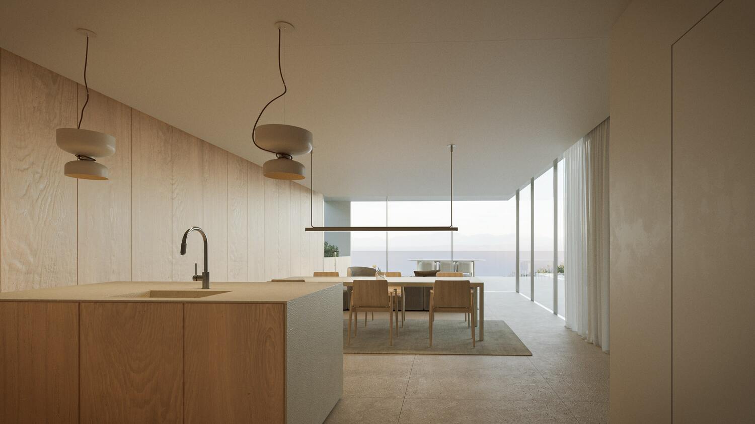 Villa moderna con vistas al mar en Benissa, La Fustera