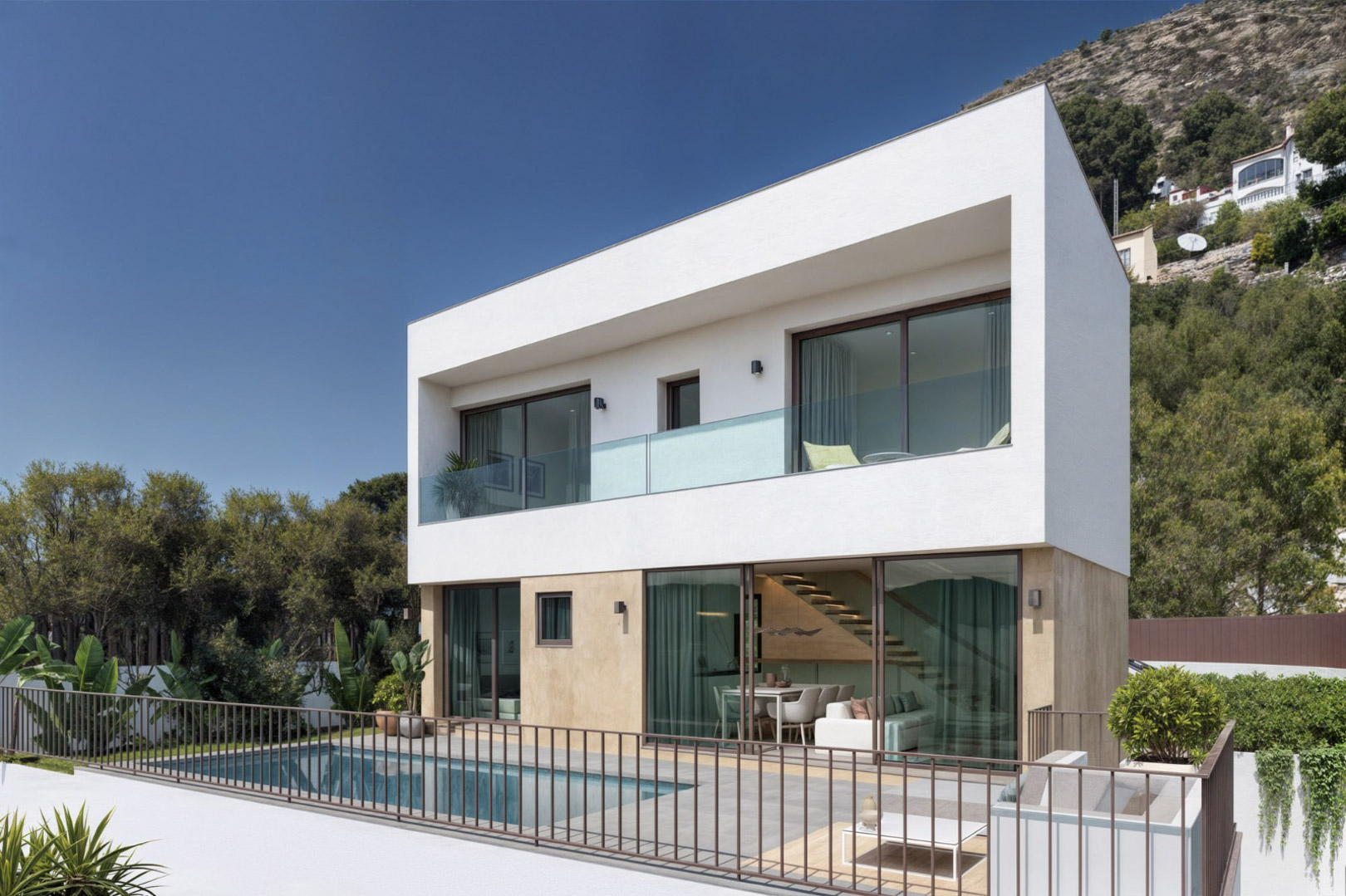 Villa moderna en Alcalalí, La Solana Gardens con piscina privada