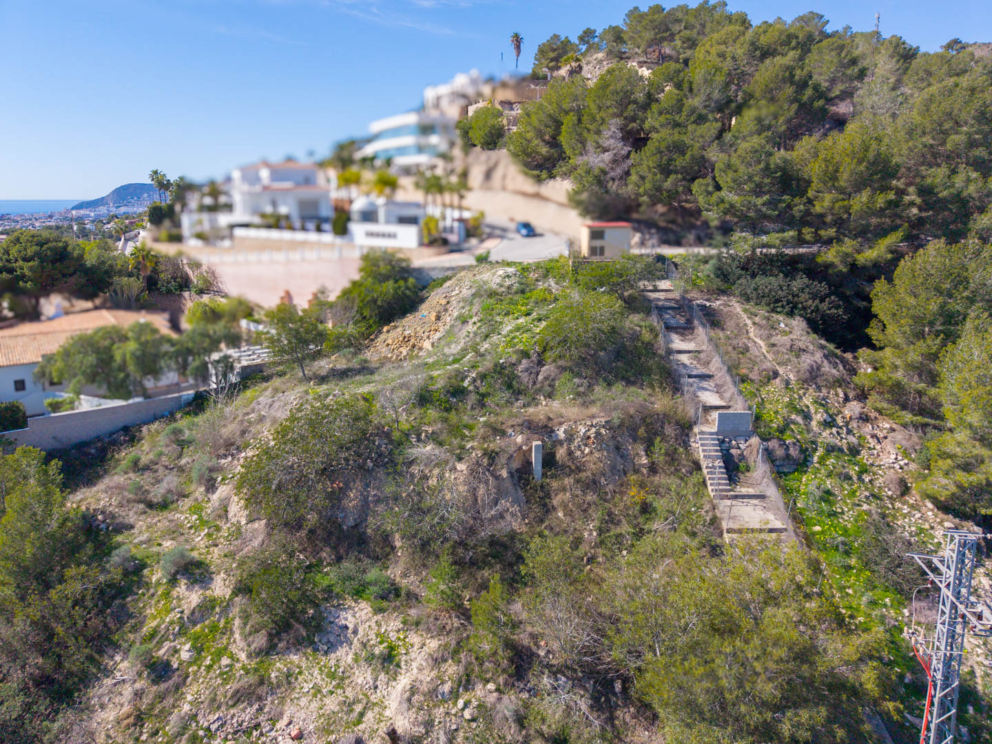 Parcela en Benissa, Tossal Los Bancales con vistas panorámicas al mar