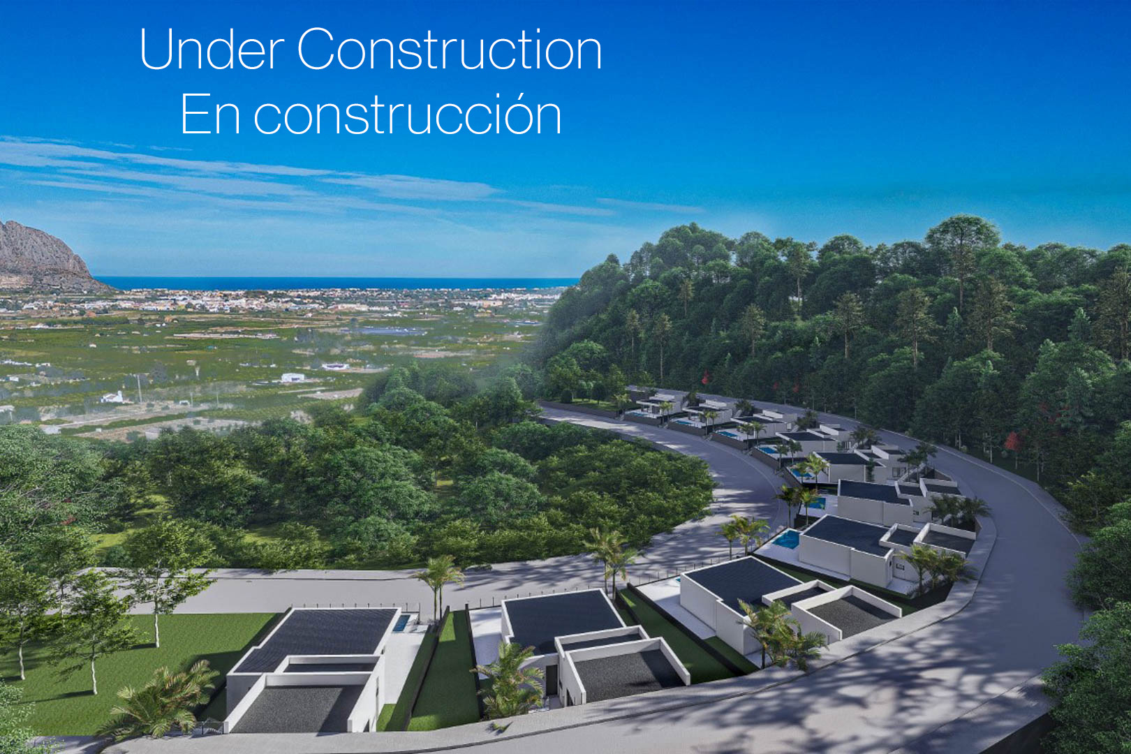 Villa moderna en Pedreguer, Monte Solana con vistas panorámicas