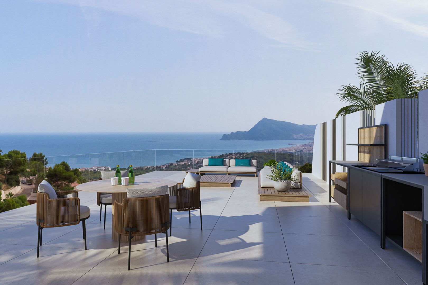 Villa de lujo moderna con vistas al mar en Altea