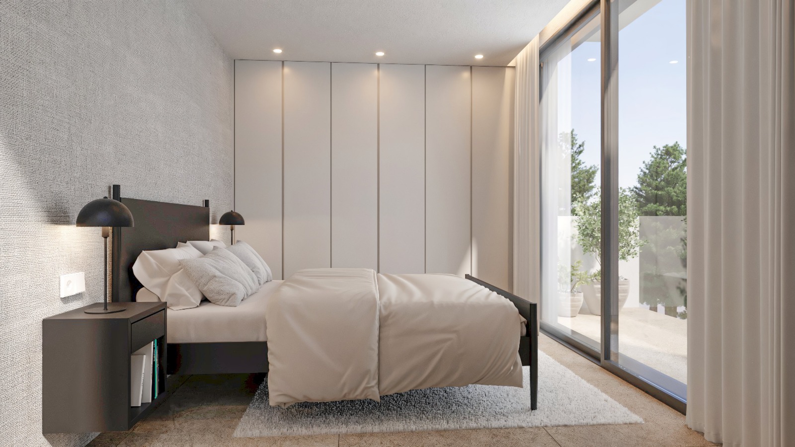 Villa moderna de bajo consumo en Alcalalí con vistas al valle