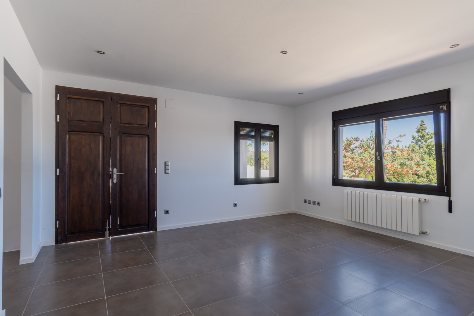 Villa mediterránea con vistas al mar en Moraira, La Sabatera