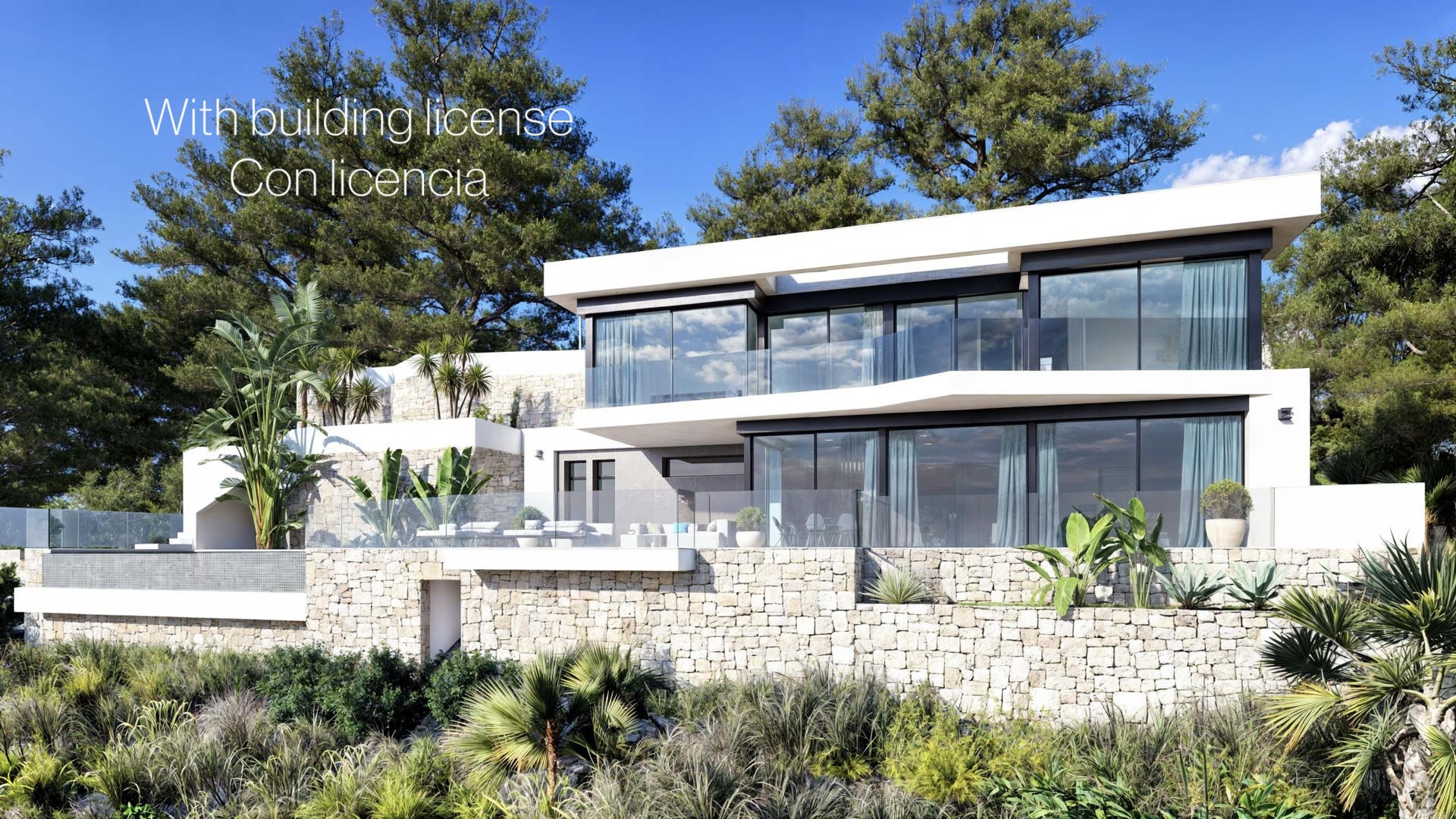 Villa de obra nueva con vistas al mar en Racó de Galeno, Benissa