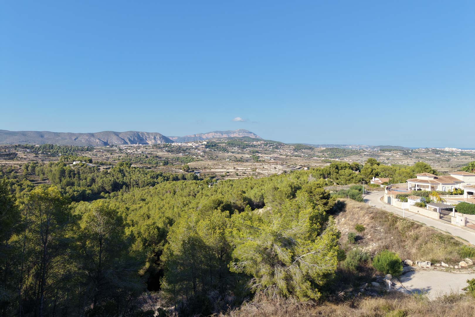 Terreno con vistas al mar en Benimeit, Moraira