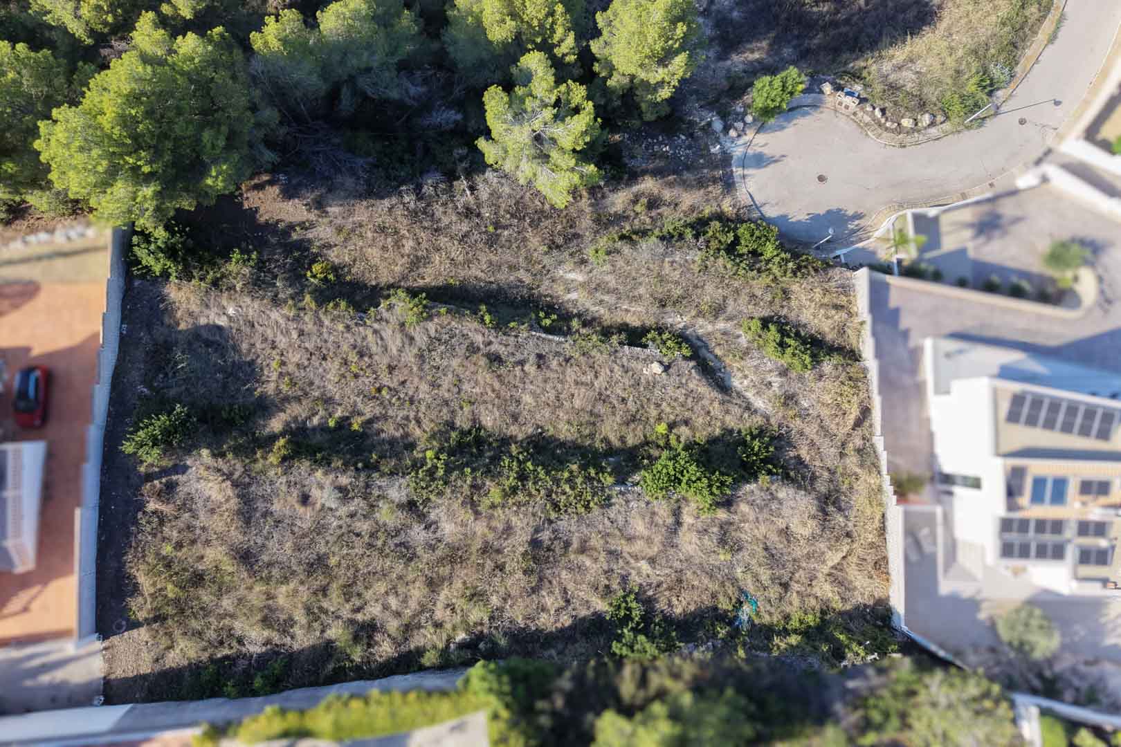 Terreno con vistas al mar en Benimeit, Moraira