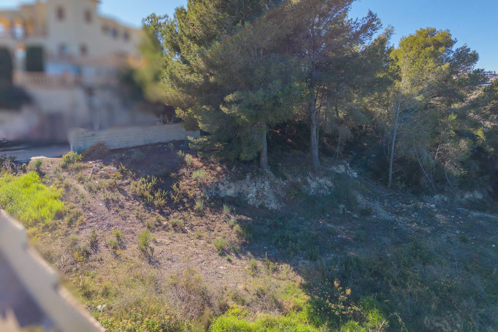 Terreno con vistas al mar en Benimeit, Moraira